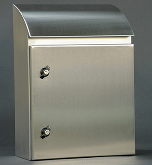 Stainless steel wall-mounting cases, IP66 design line